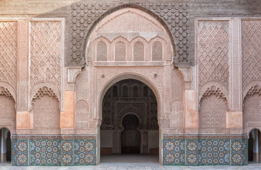 Authentic Moroccan souk