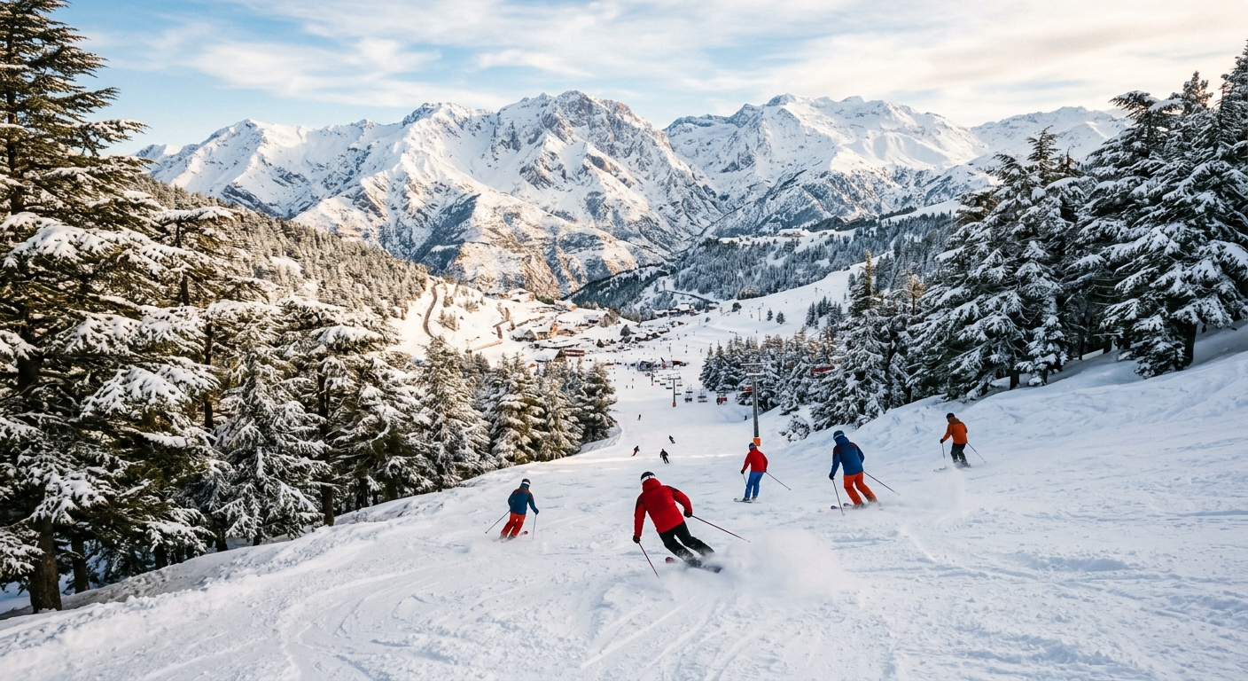 Michlifen ski slope